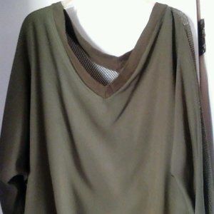 True Destiny Olive Green Top